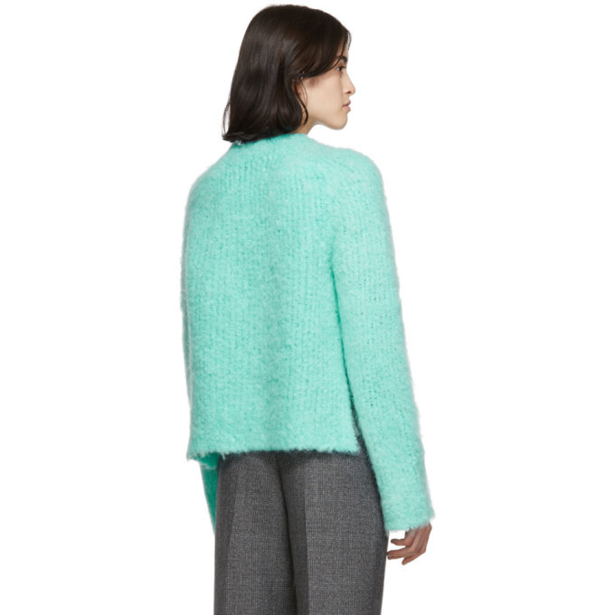 Maison Margiela Blue Handmade Boucle Sweater Maison Margiela