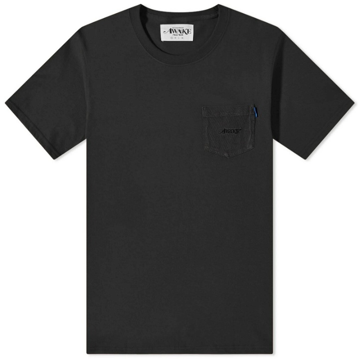Photo: Awake NY Men's Classic Logo Pocket T-Shirt in Black