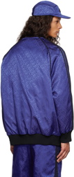 Moncler Genius Moncler x adidas Originals Blue Seelos Down Bomber Jacket