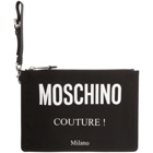 Moschino Black Couture Pouch