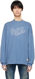 Evisu Blue Print Sweatshirt