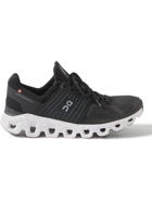 ON - Cloudswift Rubber-Trimmed Recycled Mesh Running Sneakers - Black