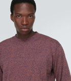 The Elder Statesman Mélange cotton and cashmere sweater