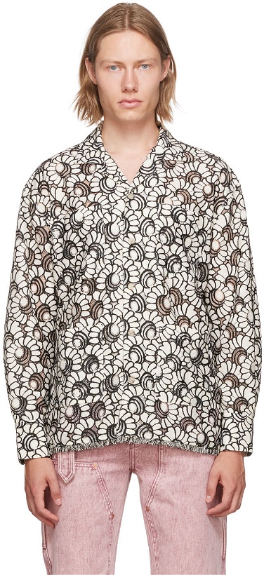 Photo: Andersson Bell Off-White Flower Embroidery Shirt