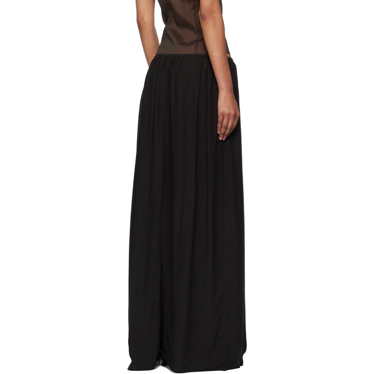 The Frankie Shop Black Aeson Maxi Skirt