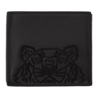 Kenzo Black Kampus Tiger Bifold Wallet