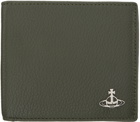Vivienne Westwood Green Leather Man Wallet