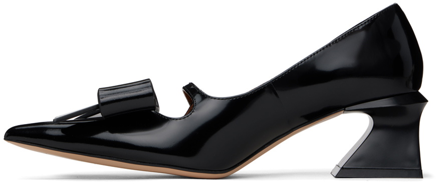 SHUSHU/TONG Black Bow Detail Heels Shushu/Tong