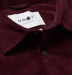 NN07 - Basso 1427 Cotton-Corduroy Overshirt - Burgundy