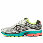 Saucony Men's Progrid Omni 9 Sneaker in Silver/Mutant