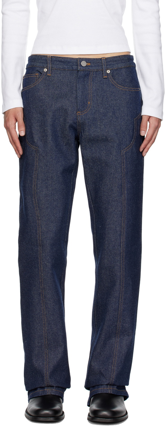 K.NGSLEY Indigo Ravedin Jeans