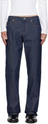 K.NGSLEY Indigo Ravedin Jeans