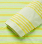 Acne Studios - Emest Striped Cotton-Jersey Hoodie - Men - Yellow