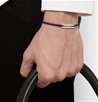 Le Gramme - 17/10 Cord and Sterling Silver Bracelet - Navy