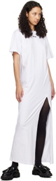 MSGM White Micro Maxi Dress