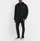 Fear of God - Oversized Printed Cotton-Jersey Hoodie - Men - Black