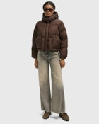 Levis WESTERN BUBBLE SHORTIE Brown Womens Down & Puffer Jacket