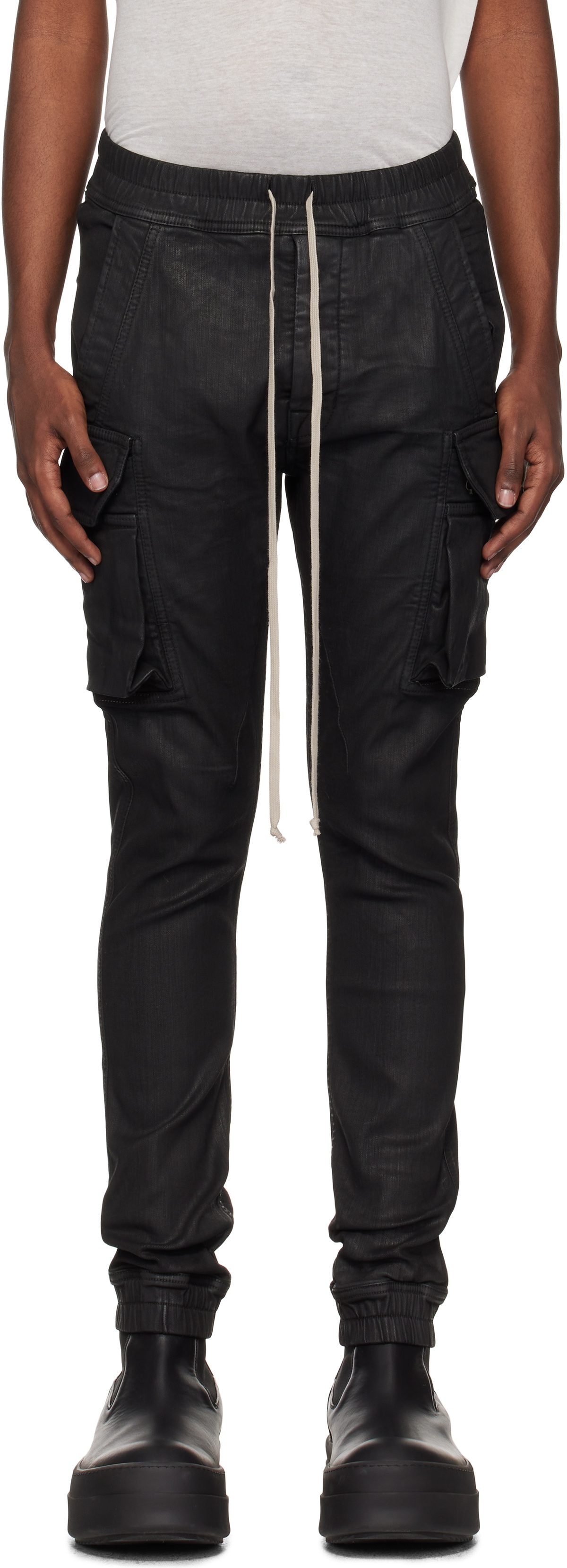 Rick Owens DRKSHDW Black Porterville Mastodon Cut Jeans Rick Owens
