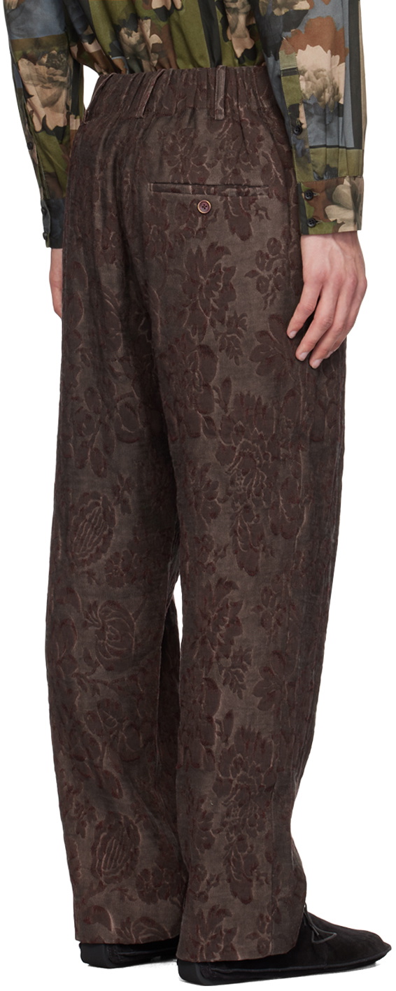 UMA WANG Burgundy Paxton Pants