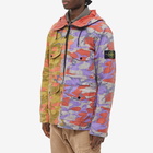 Stone Island Men's Heritage Camo Hooded Jacket in Brick Red