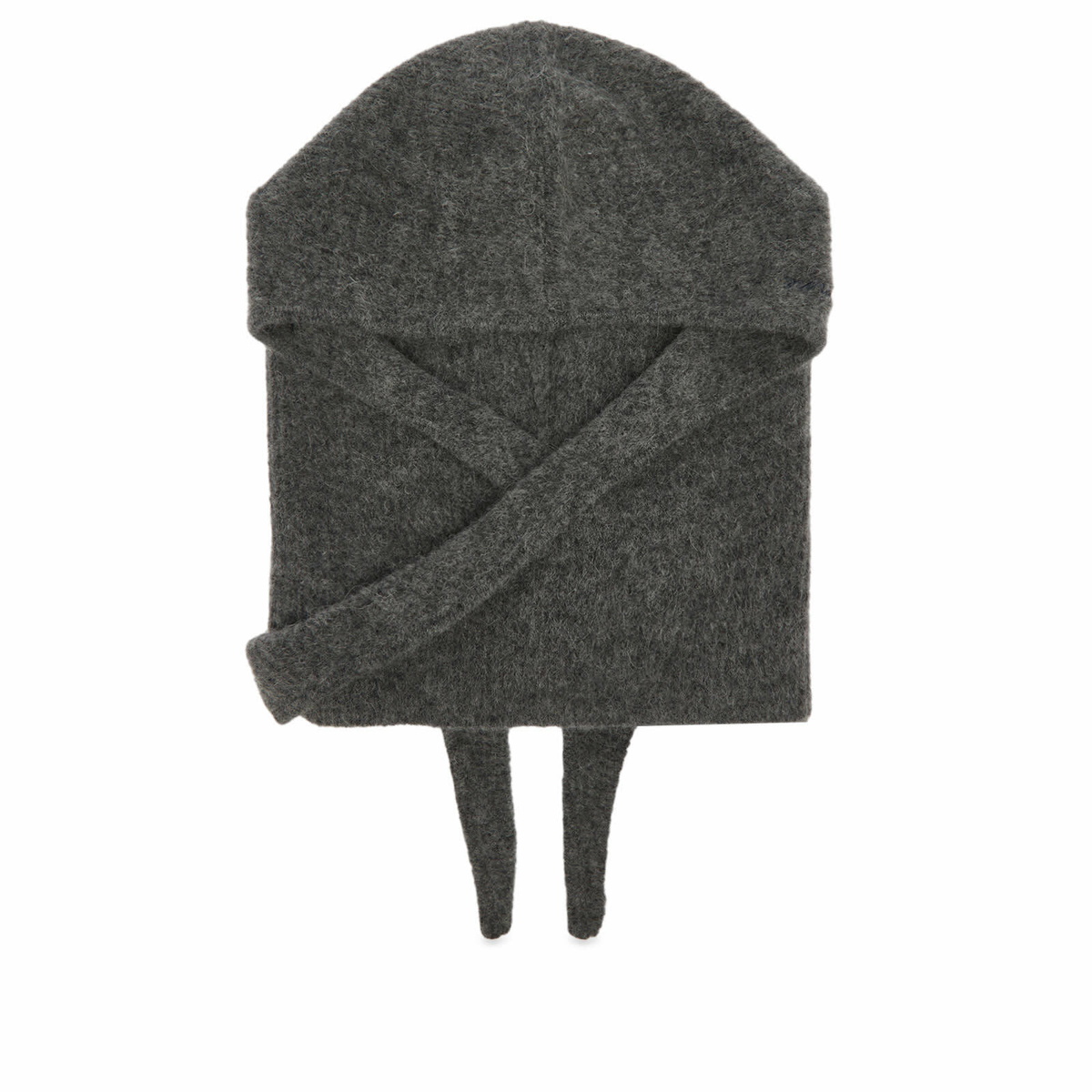 GANNI Pink Soft Wool Balaclava GANNI