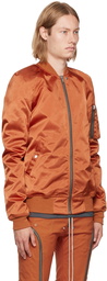 Rick Owens Orange Flight Bomber Jacket