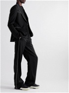AMIRI - Slim-Fit Crystal-Embellished Wool-Twill Suit Jacket - Black