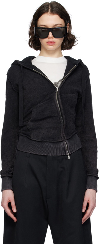 Photo: VAQUERA Black Inside Out Twisted Hoodie