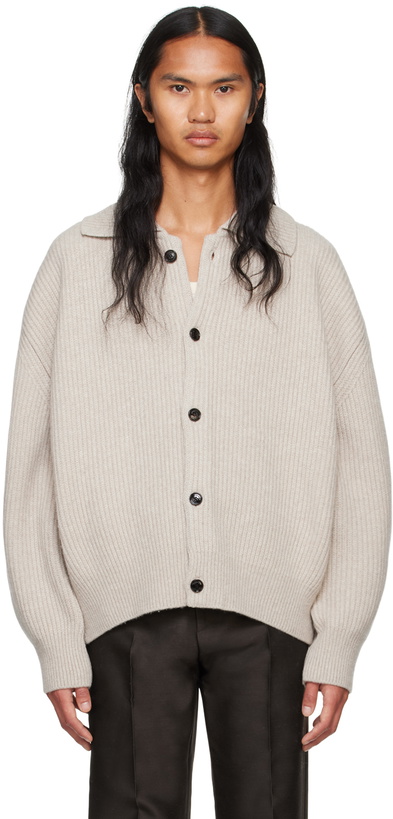 Photo: System Gray Wide Cardigan