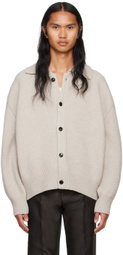 System Gray Wide Cardigan