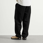 Goldwin Men's Fine Wale Corduroy Straight Trousers in Black