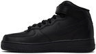 Nike Black Air Force 1 '07 Mid Sneakers