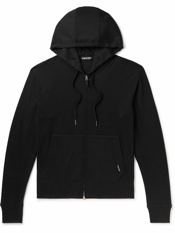 Photo: TOM FORD - Cashmere Zip-Up Hoodie - Black