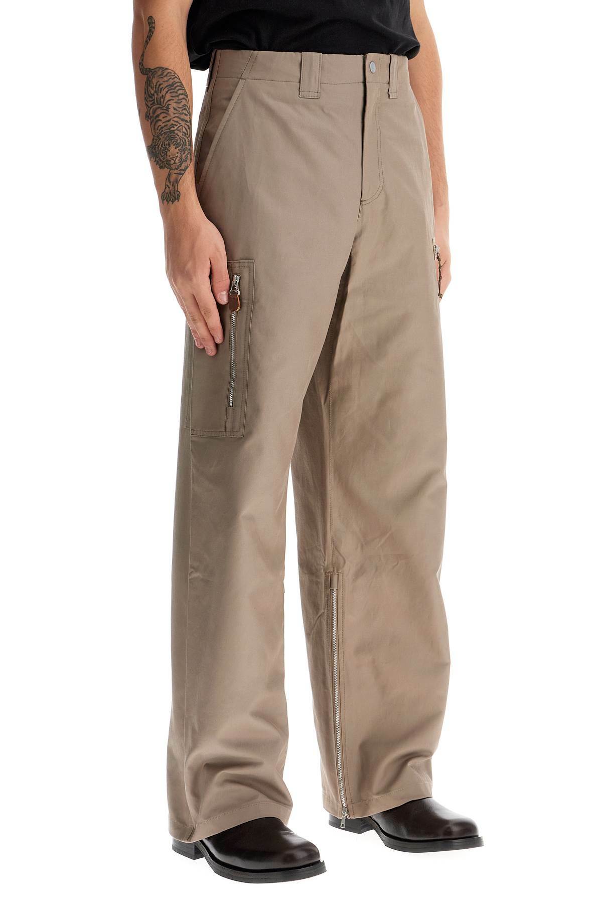 OUR LEGACY cotton-viscose tactical cargo Beige Our Legacy