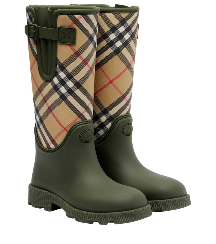 Photo: Burberry Marsh Burberry Check rain boots
