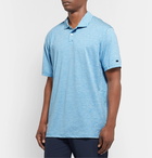 Nike Golf - Tiger Woods Vapor Striped Dri-FIT Polo Shirt - Blue