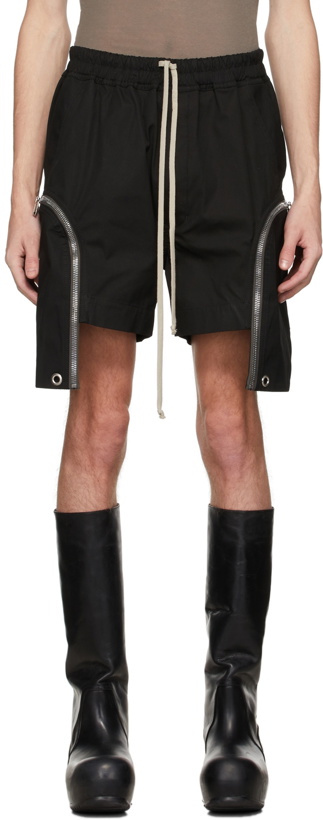 Photo: Rick Owens Black Bauhaus Boxers Shorts