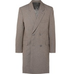 Lemaire - Mélange Virgin Wool-Blend Double-Breasted Overcoat - Gray