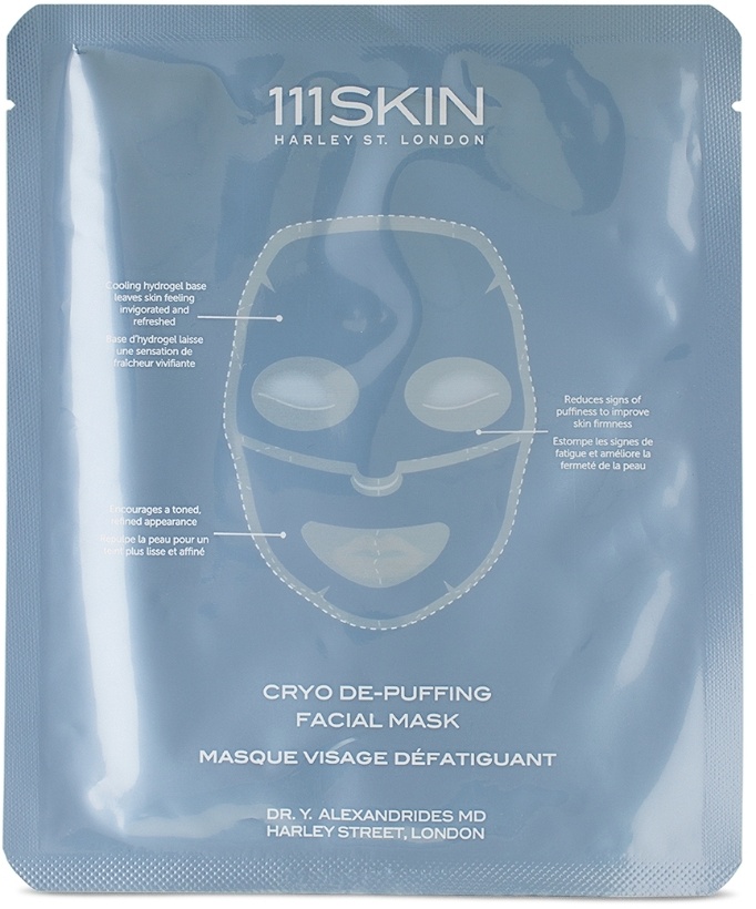 Photo: 111 Skin Cryo De-Puffing Facial Mask – Fragrance-Free, 30 mL