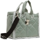 Camiel Fortgens SSENSE Exclusive Gray Puffed Shopper S Bag