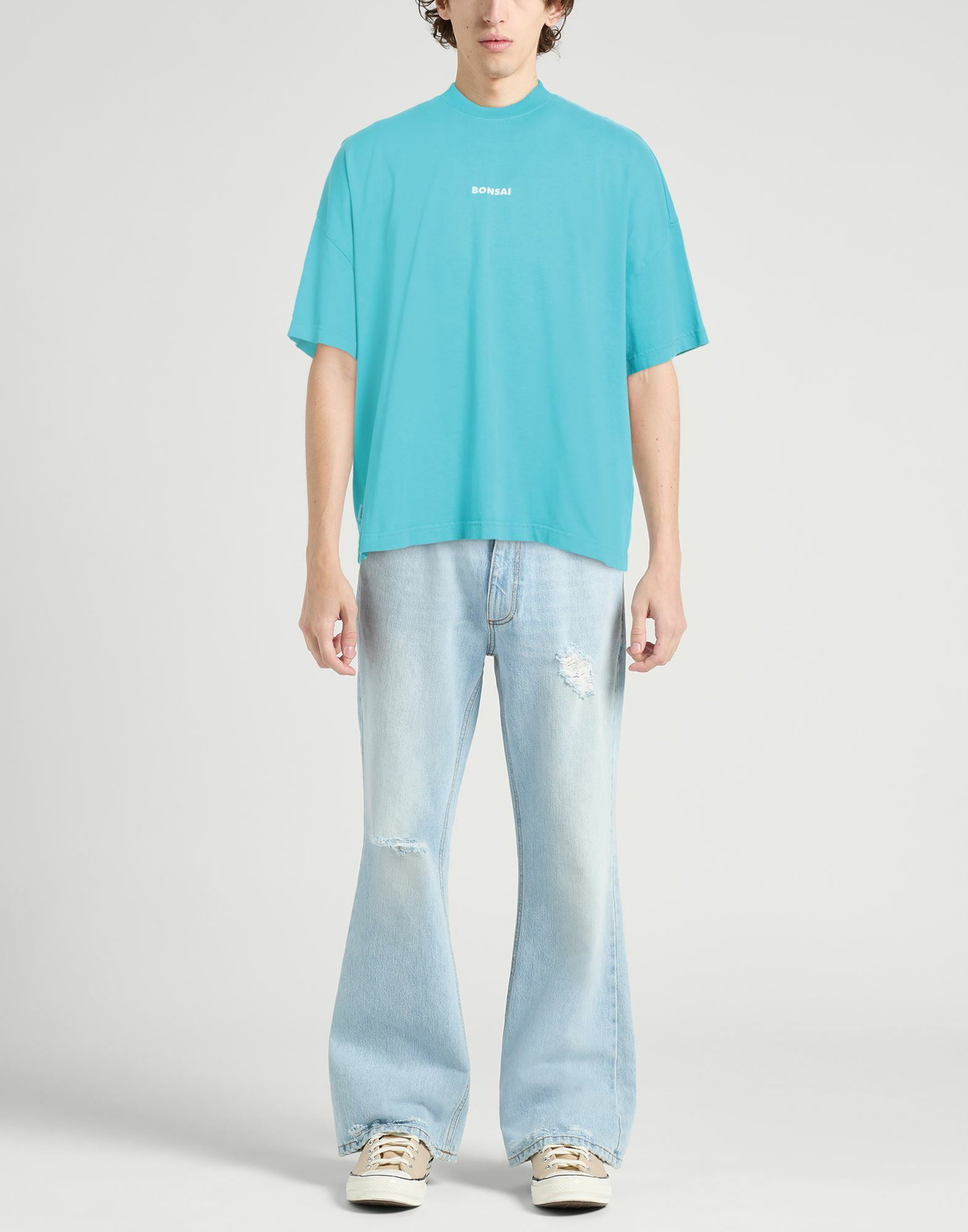 Bonsai Mens T-shirt Turquoise