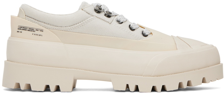 Photo: Diesel Beige D-Hiko SH X Sneakers