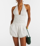 Posse Edie polka-dot top