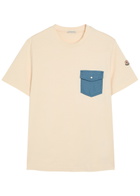 Moncler Patch-pocket Cotton T-shirt Multicoloured 1