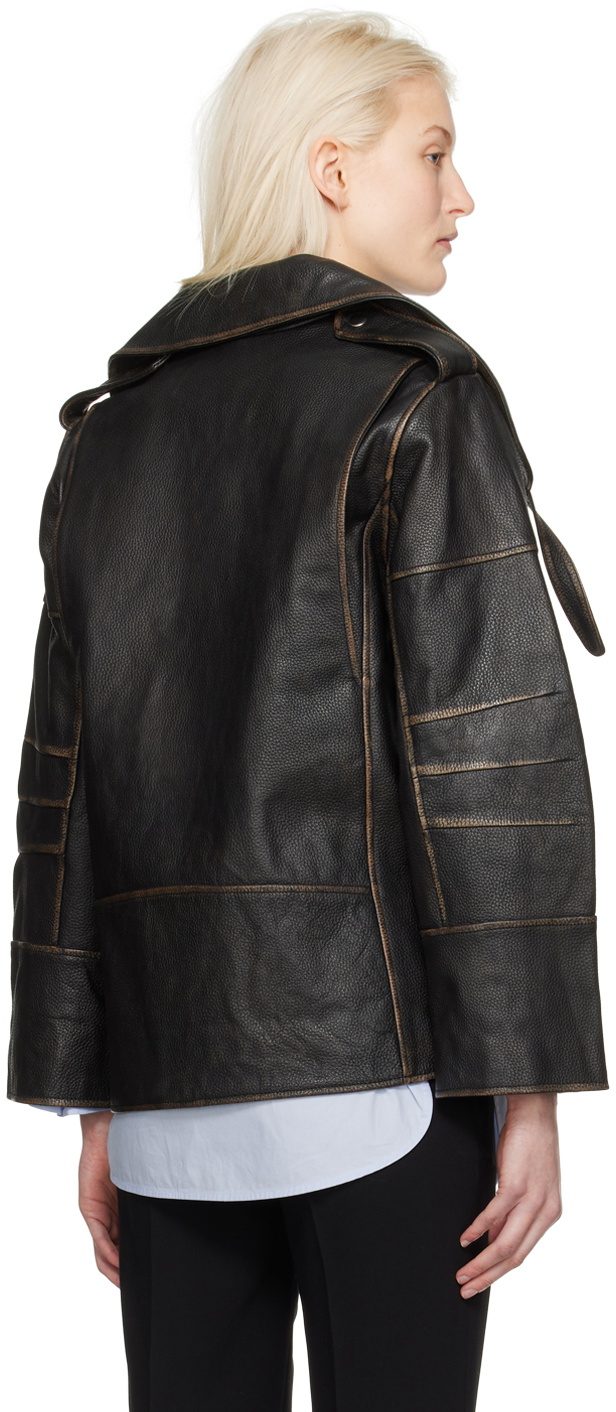by Malene Birger Black Beatrisse Leather Jacket
