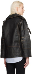 by Malene Birger Black Beatrisse Leather Jacket