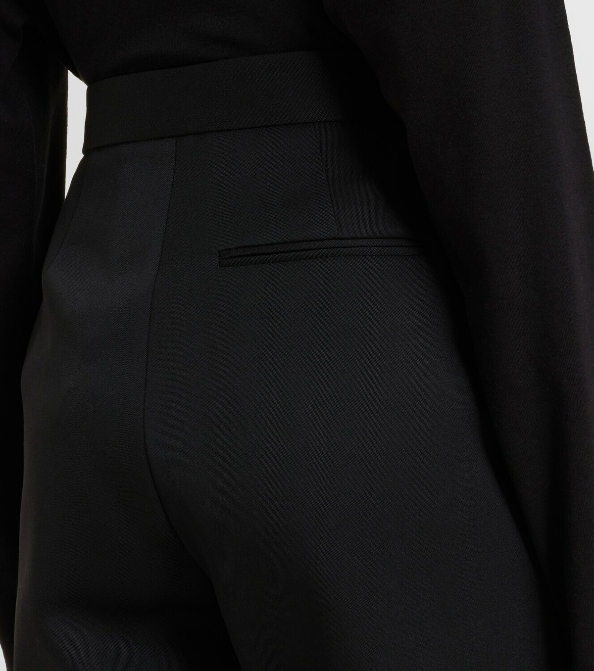 The Row Eranza wool straight pants