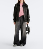 Acne Studios Logo cotton and hemp jersey T-shirt