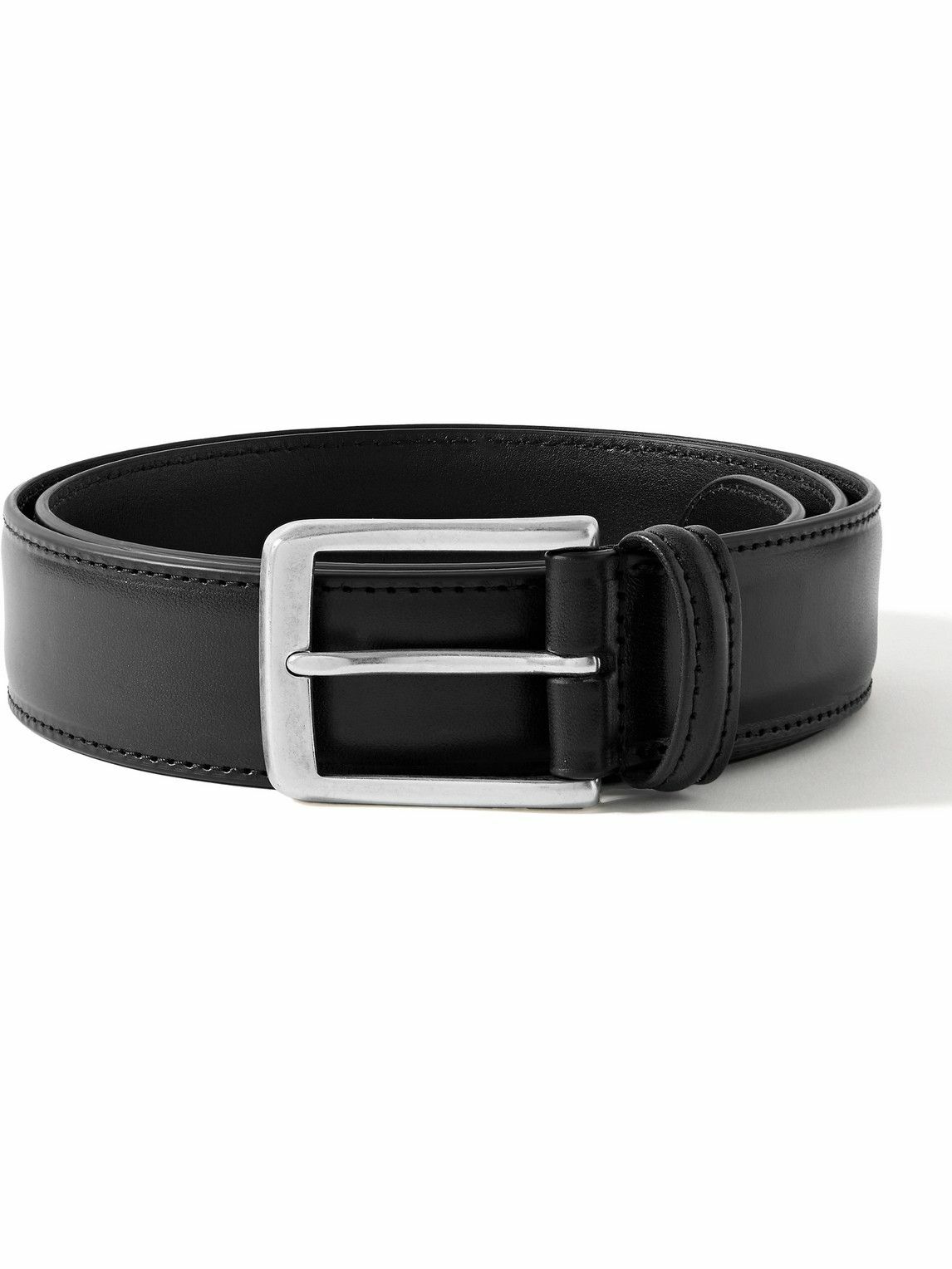 Kingsman - 3.5cm Leather Belt - Black