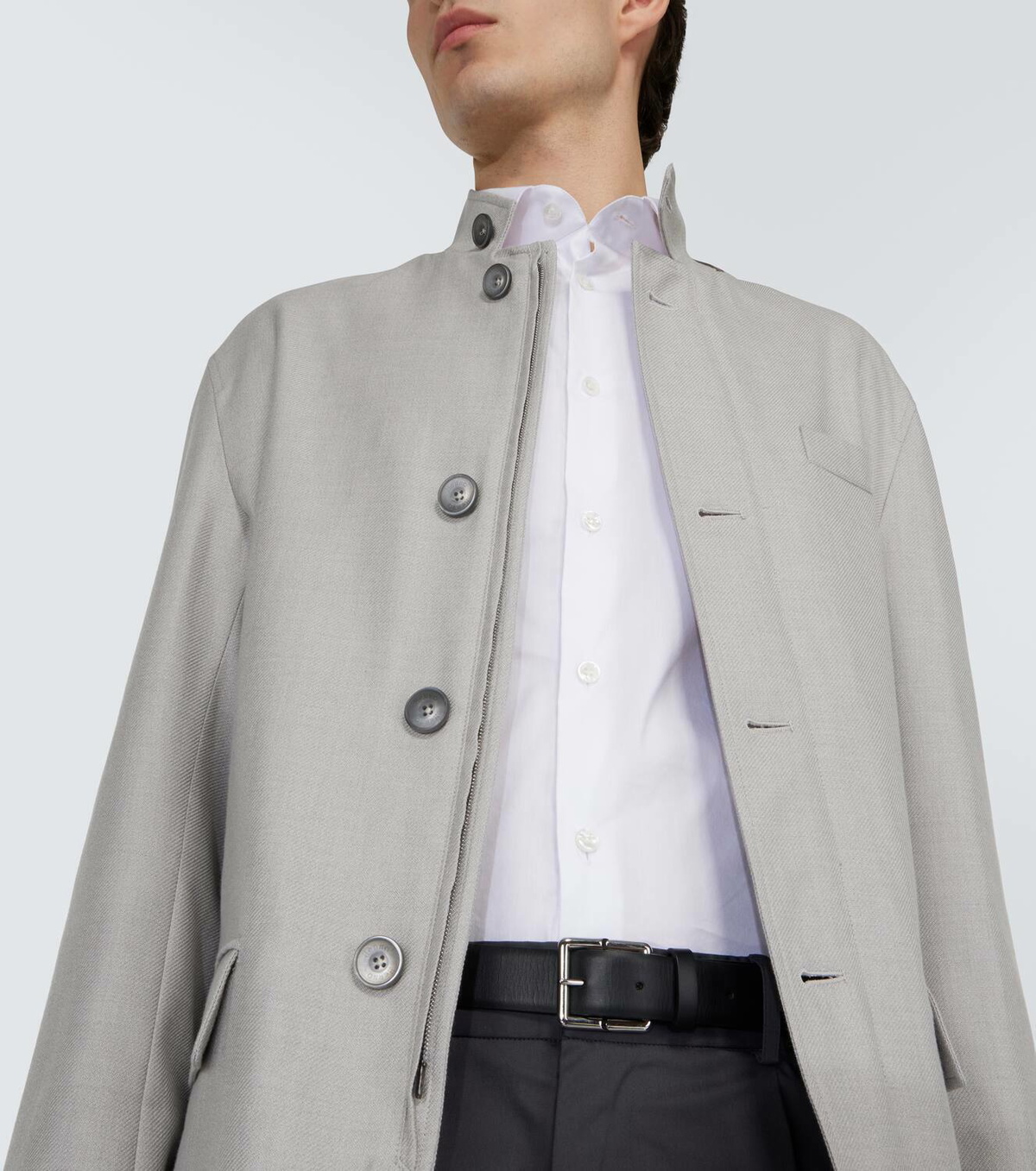 Herno Bicolor Cotton Coat main image 1